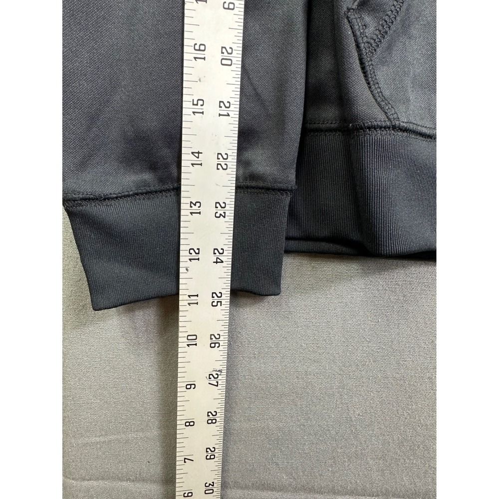 NASA Men's Black Tech Fleece Graphic Hoodie Sweatshirt Blue LandsEnd 62830 Large - Picture 7 of 12